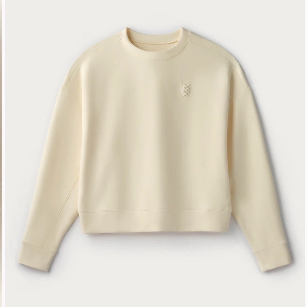 [NWOT] RHONE Women's Crew Neck Sweatshirt, Size XS, Lemon Mist